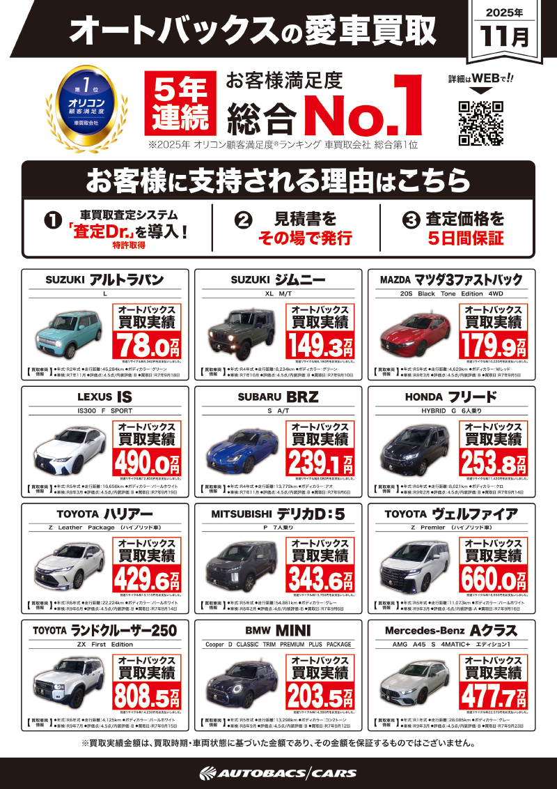 オートバックスの愛車買取